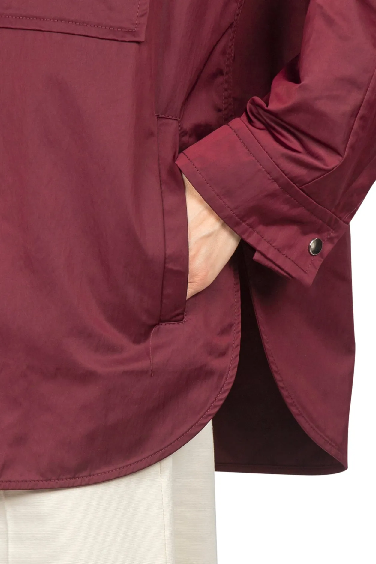 - Giubbotto - 450487 - Bordeaux^Tela Clearance