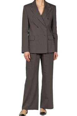 - Pantalone - 450492 - Cioccolato^Tela Fashion
