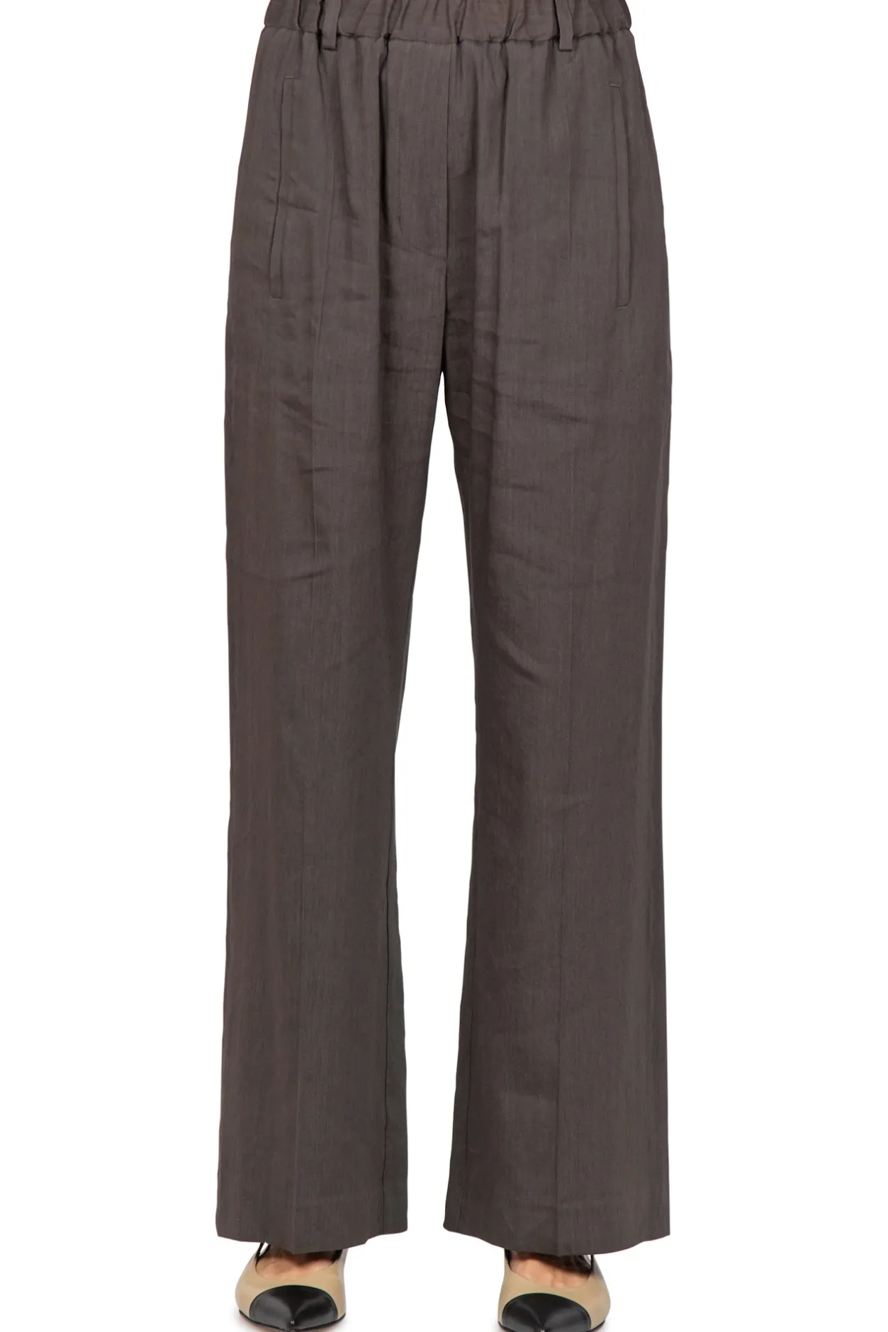- Pantalone - 450492 - Cioccolato^Tela Fashion