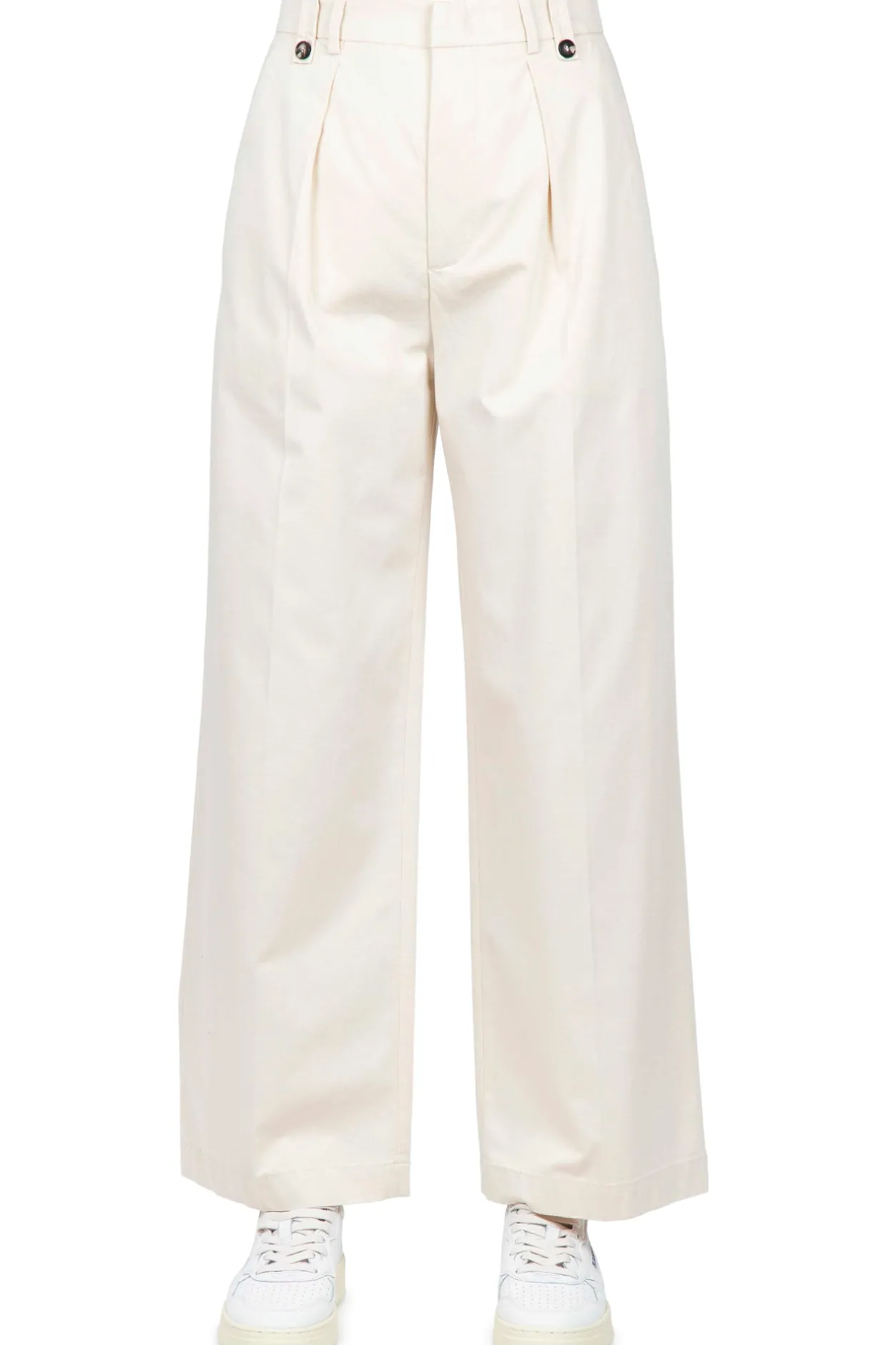 - Pantalone - 450491 - Crema^Tela Outlet