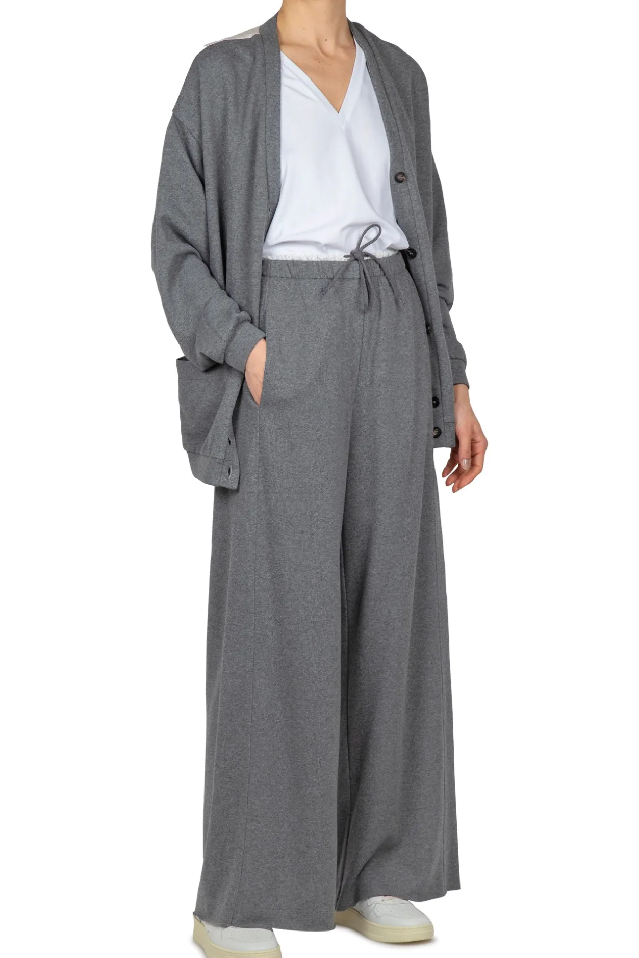 - Pantalone - 450493 - Grigio^Tela Online