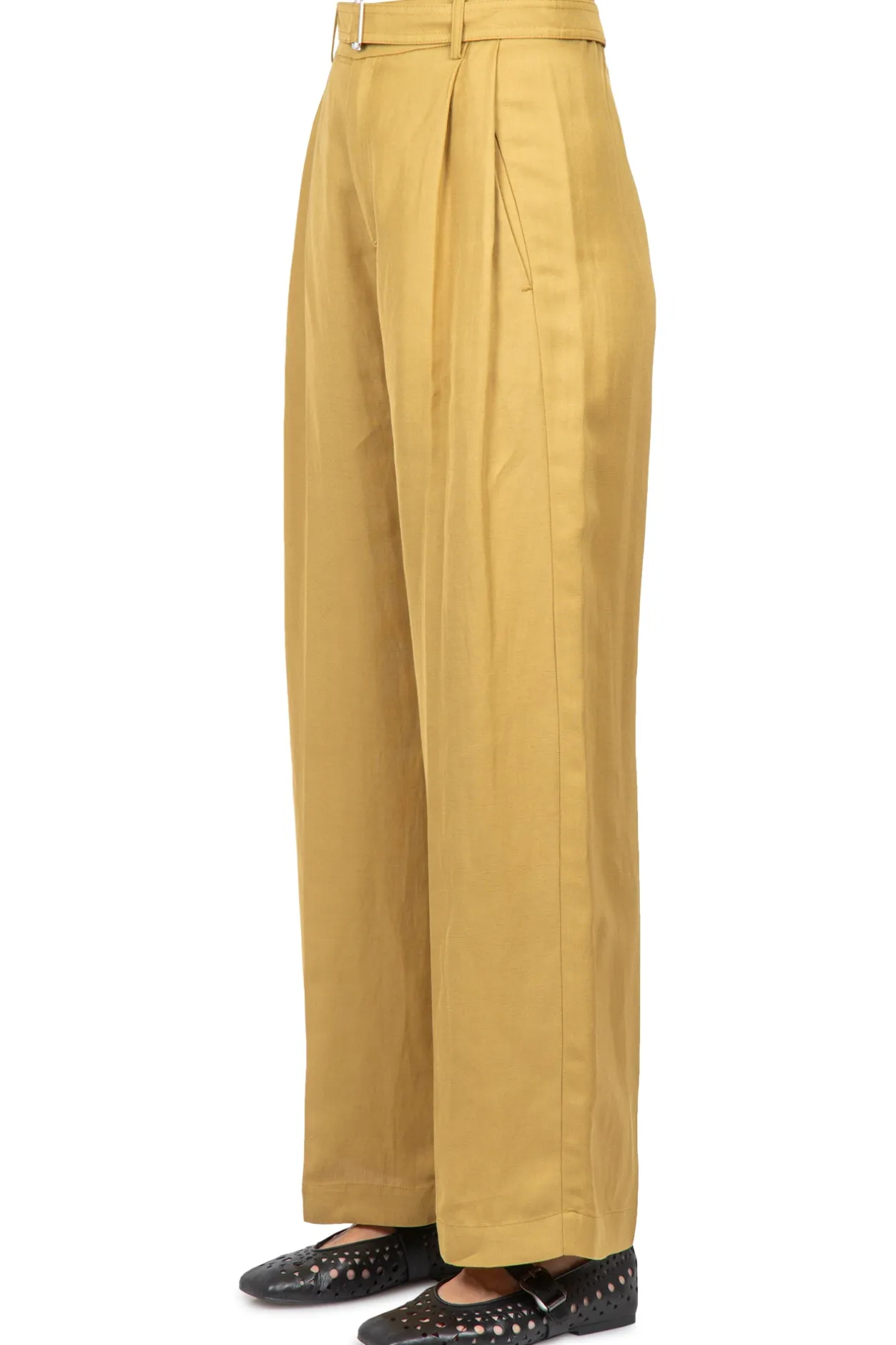 - Pantalone - 450496 - Senape^Tela Clearance