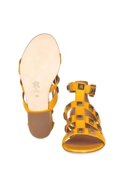 - Sandali - 390828 - Giallo^Via Roma 15 Best