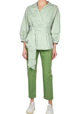 - Pantalone - 450465 - Verde^Weekend MaxMara Discount