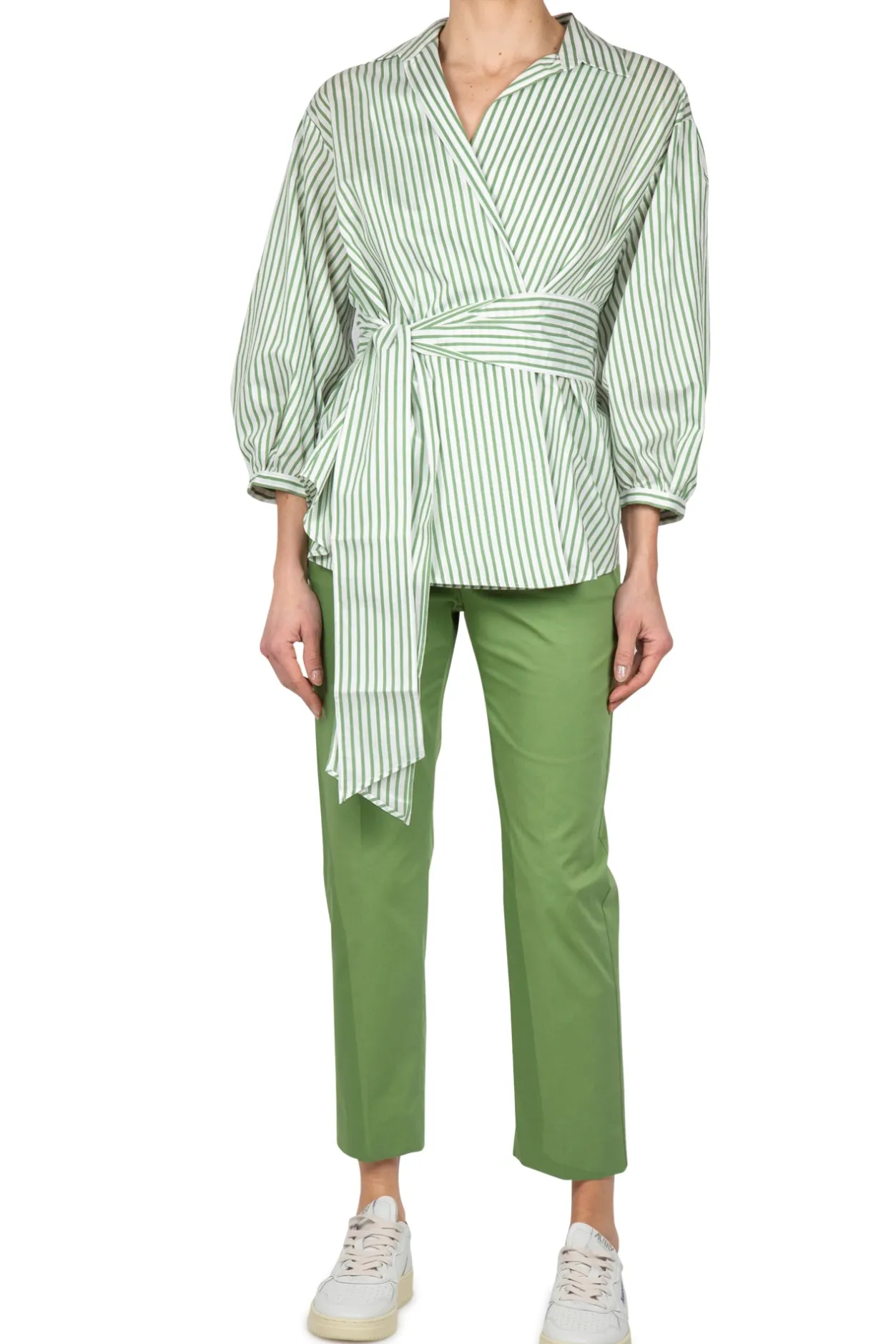 - Pantalone - 450465 - Verde^Weekend MaxMara Discount