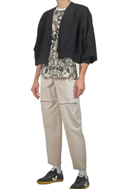 - T-shirt - 450457 - Panna/Nero^Weekend MaxMara Outlet